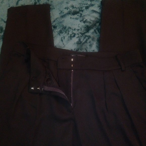 MANGO Suit Trouser Pants in Black, Sz 10 - Picture 4 of 15